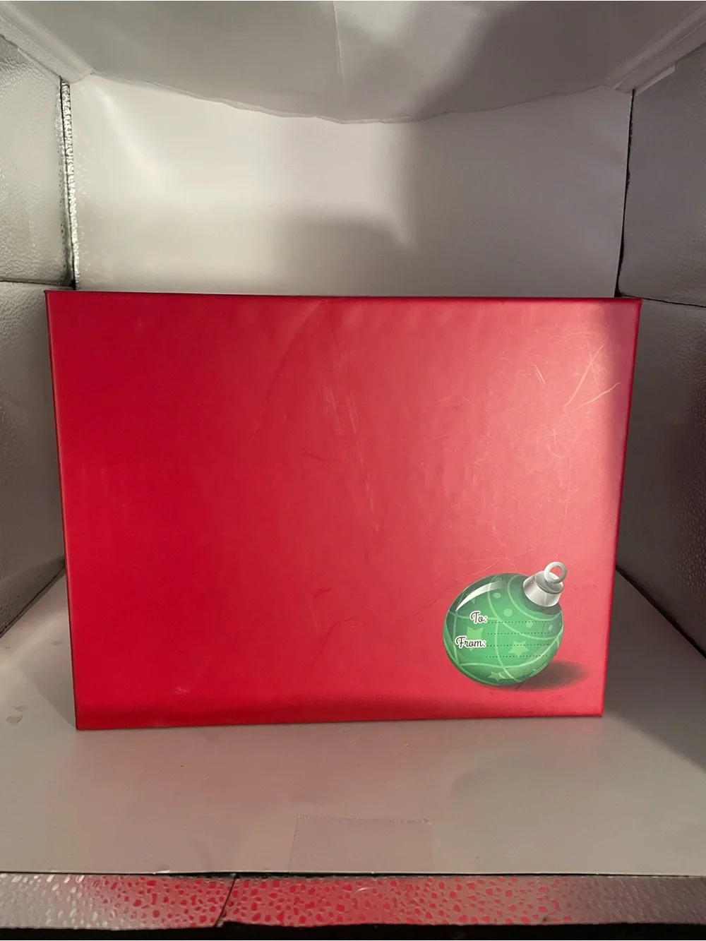 Christmas decoration lights up new tag boxed